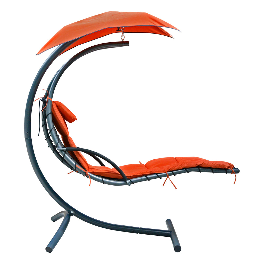 Orange Cloud 9 Hanging Chaise Lounger