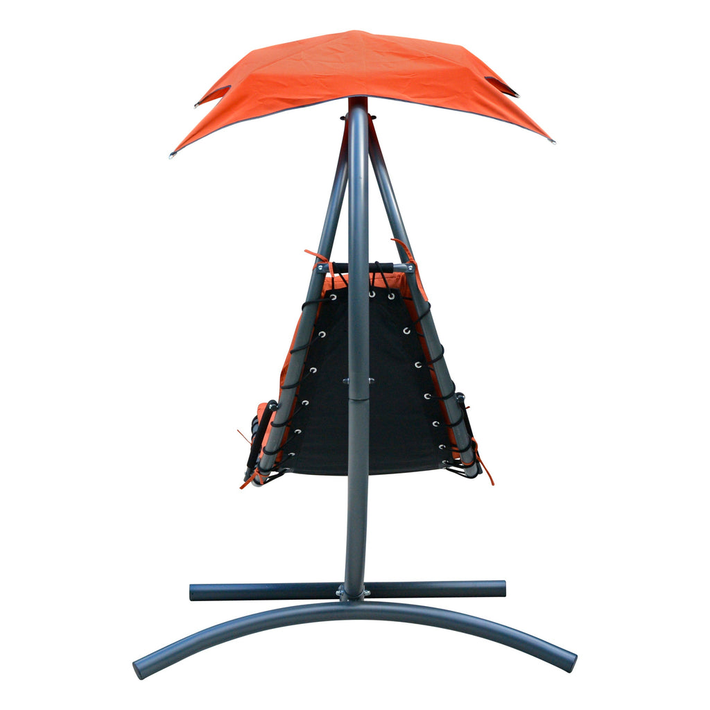 Orange Cloud 9 Hanging Chaise Lounger