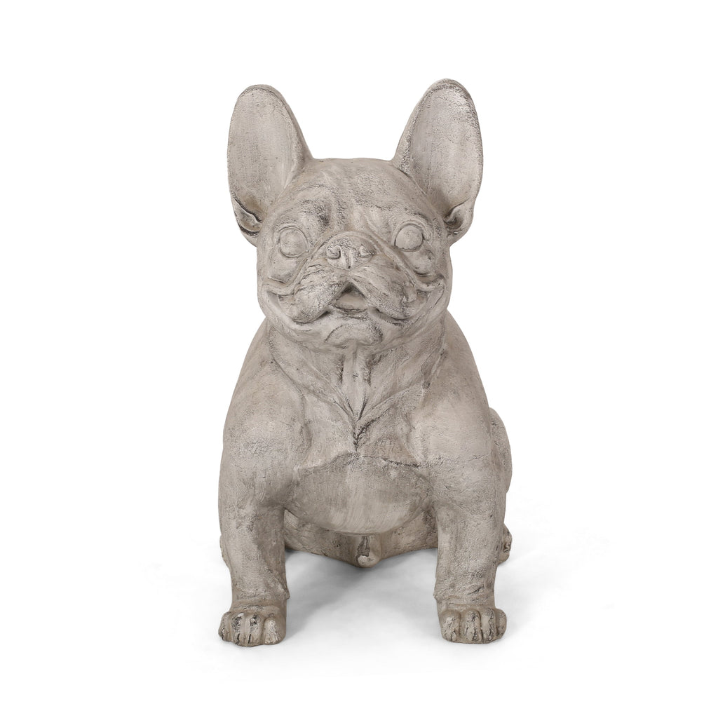 Louise Outdoor French Bulldog Garden Statue
