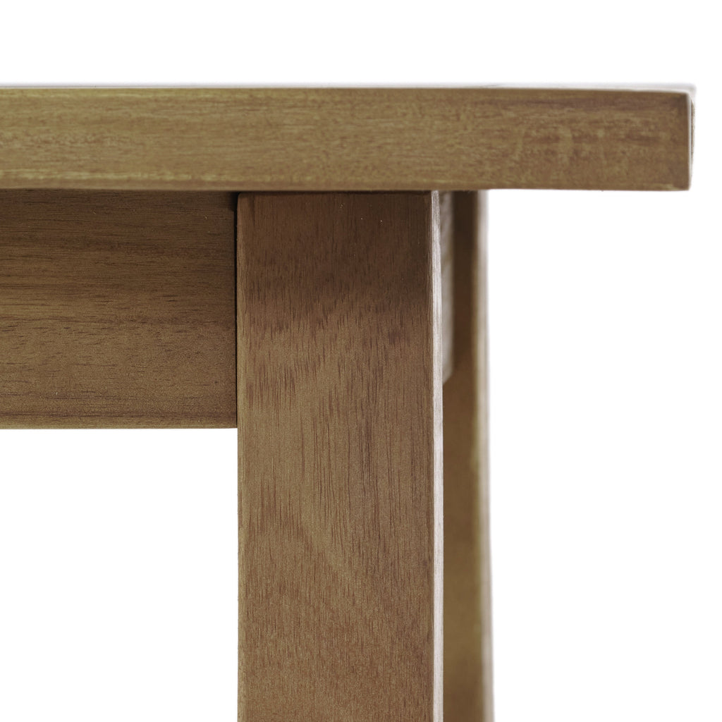 Selma Acacia Wood Outdoor Accent Side Table