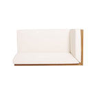 Brava Outdoor X-Back Corner Bench with Coffee Table
