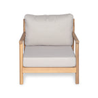 Indira Outdoor Acacia Wood Chat Set
