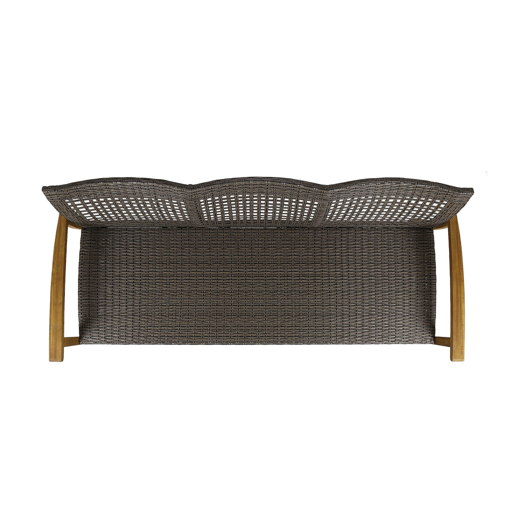 Hampton Outdoor Rattan 3 Seater Sofa