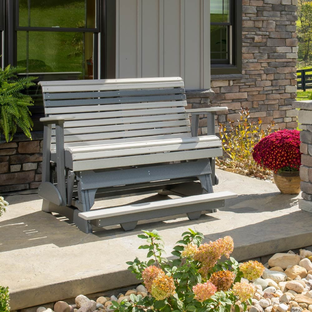 4' Plain Balcony Glider from LuxCraft