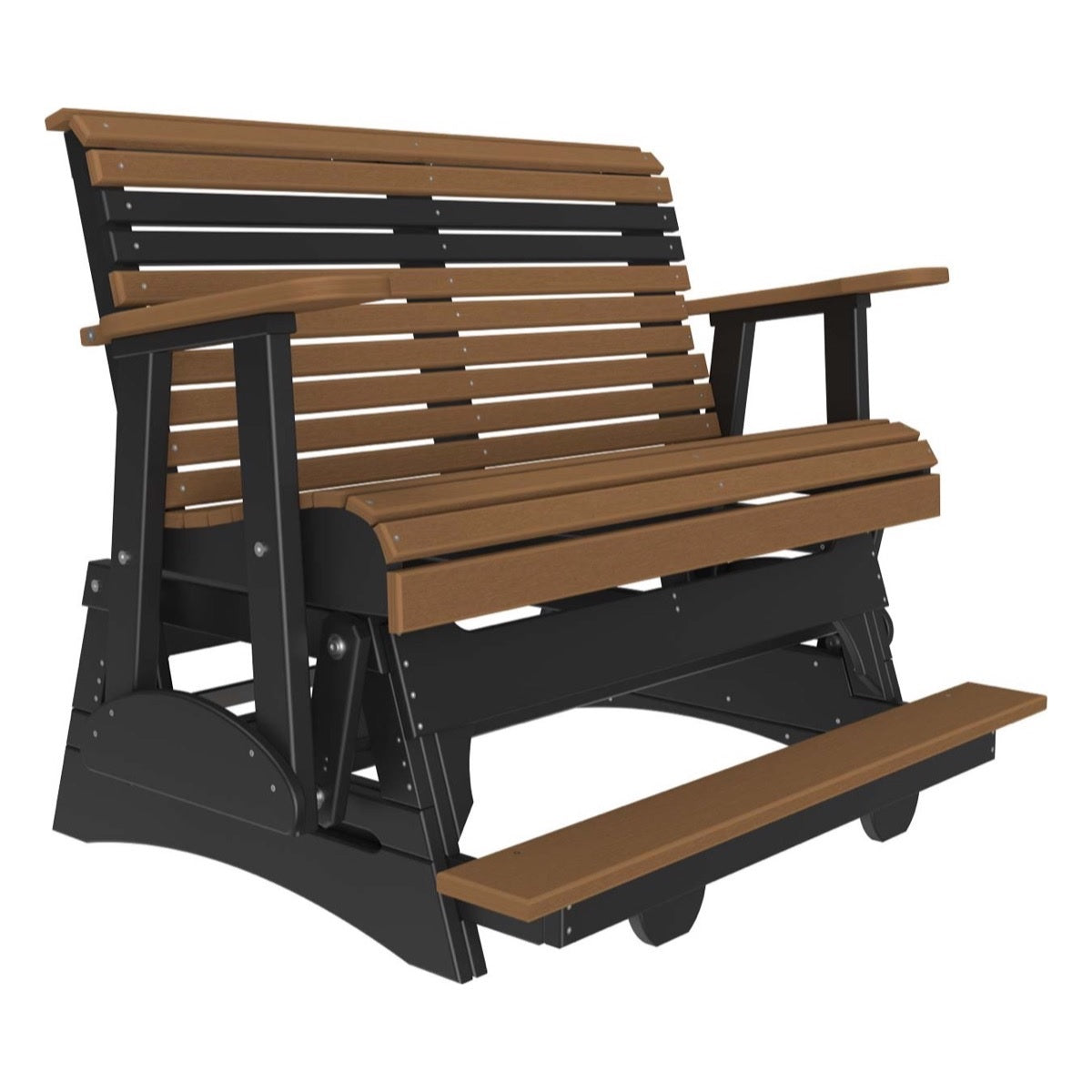 4' Plain Balcony Glider from LuxCraft
