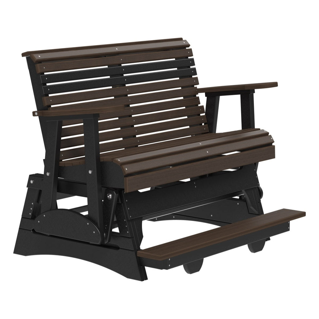 4' Plain Balcony Glider from LuxCraft