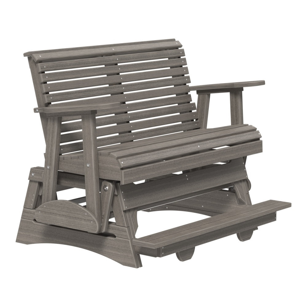 4' Plain Balcony Glider from LuxCraft