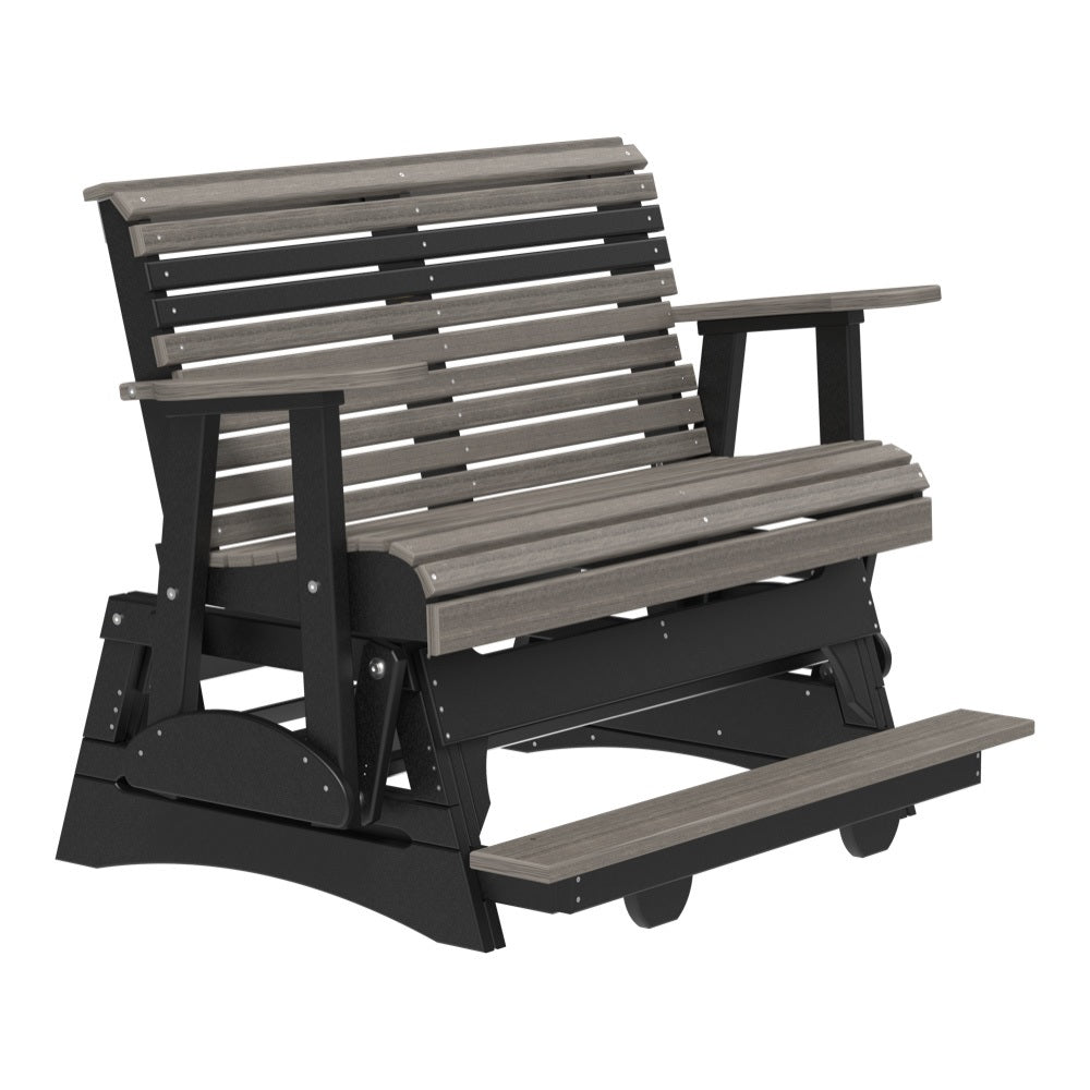 4' Plain Balcony Glider from LuxCraft