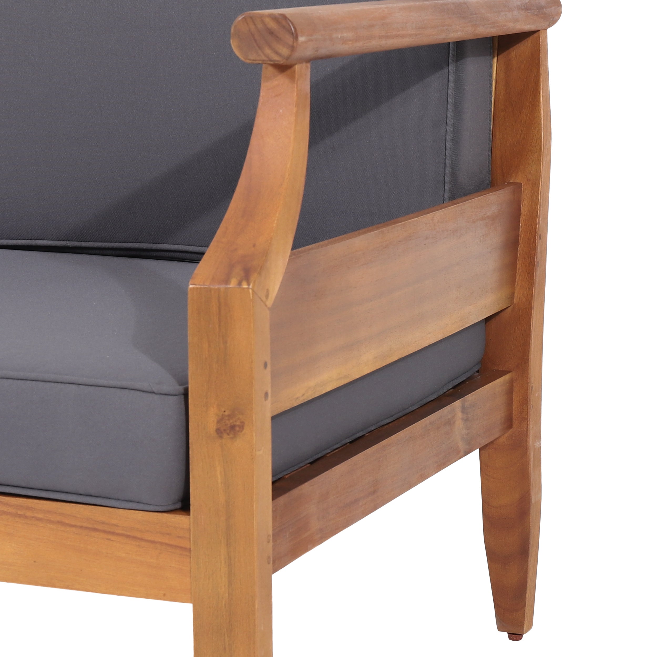 Aston Outdoor Acacia Wood 3 Seater Sofa