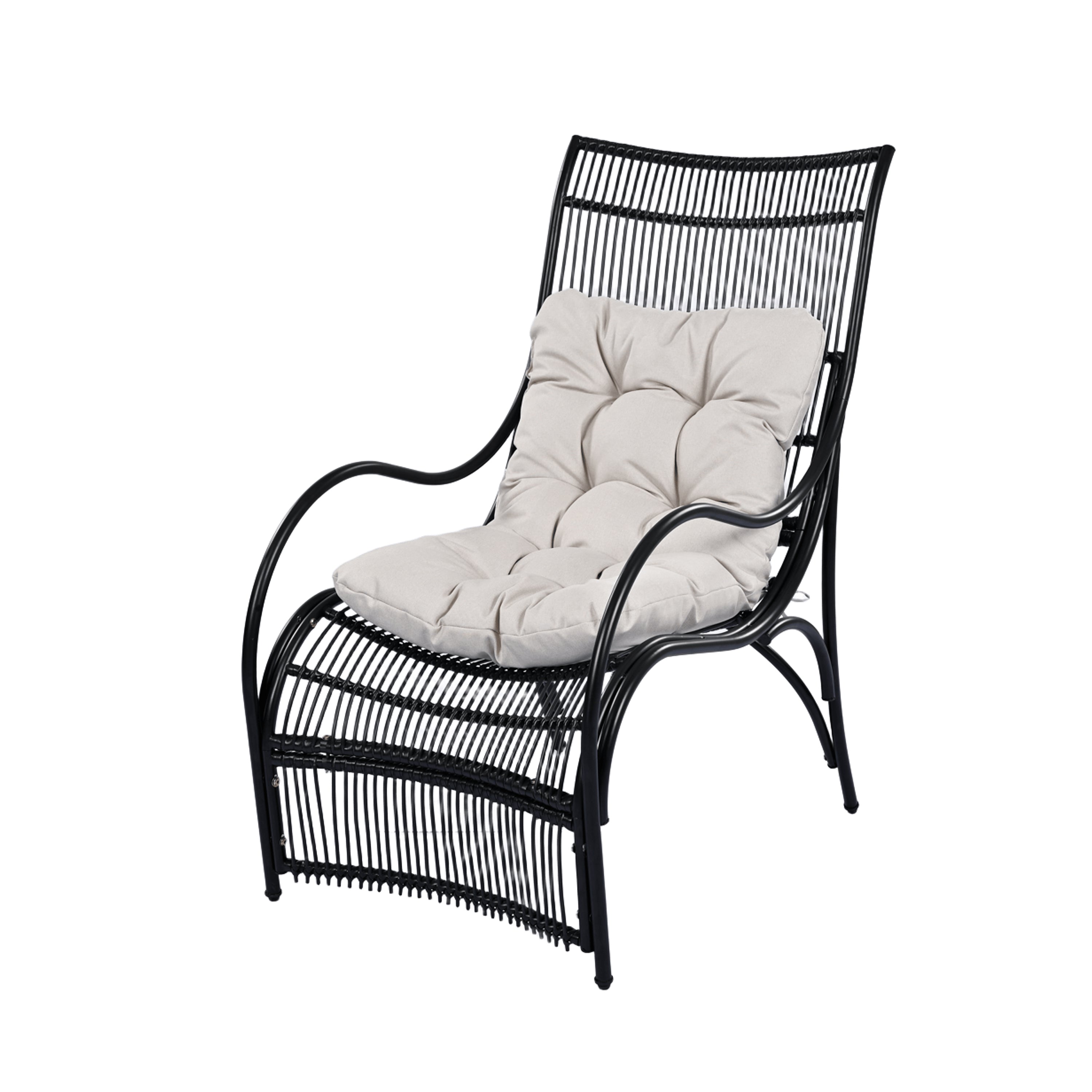 3 Pieces Wicker Outdoor Patio Furniture Set