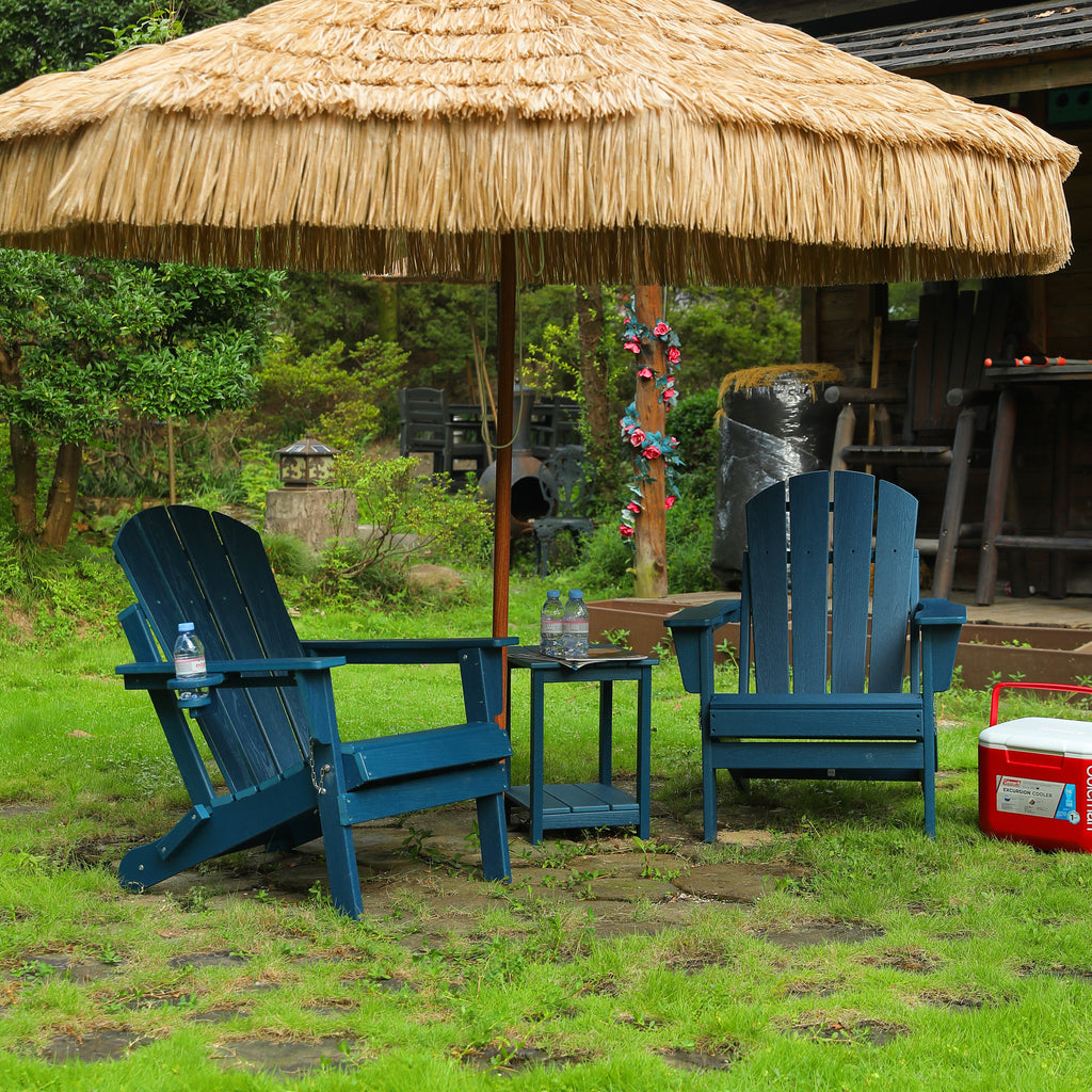 Composite Folding Adirondack Chair with Dual Cup Holder