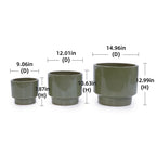 Arlo Handmade Ceramic Planter, Set of 3