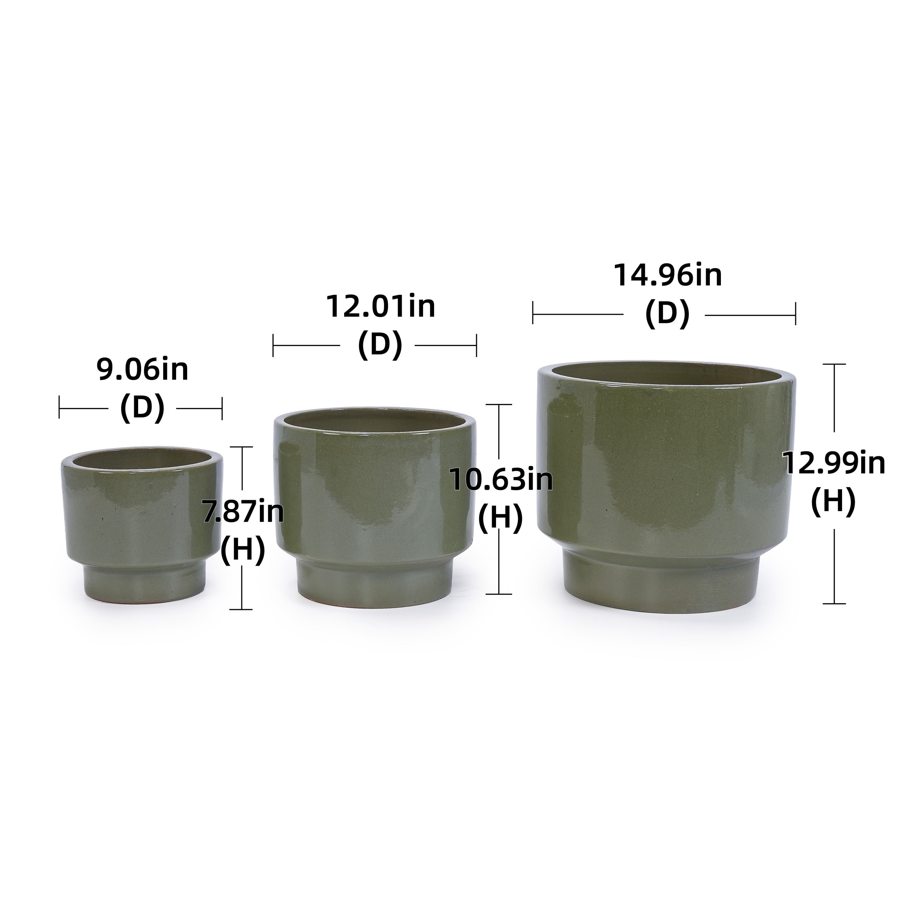 Arlo Handmade Ceramic Planter, Set of 3