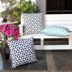 Crystal Burst Outdoor Pillow
