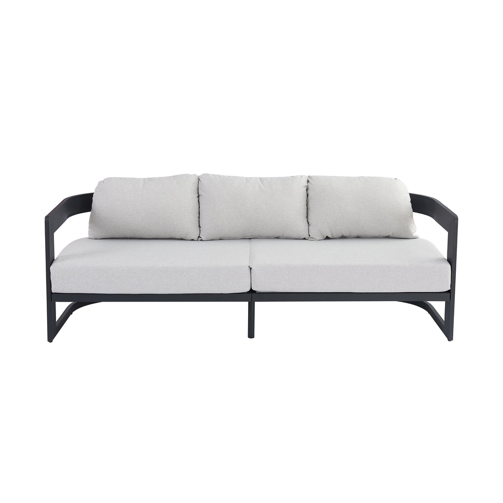 Elko Outdoor Patio Aluminum 3 Seater Sofa