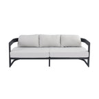 Elko Outdoor Patio Aluminum 3 Seater Sofa