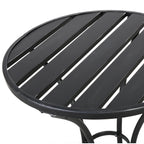Colman 3-Piece Iron Bistro Set with Table and 2 Chairs