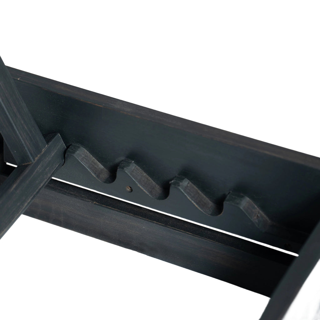 Adjustable Acacia Wood Low-Profile Double Sunlounge with Cushion