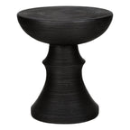 Modern Transitional Pedestal Indoor Outdoor Accent Table
