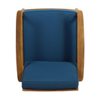 Ellsworth Outdoor Acacia Wood Club Chair