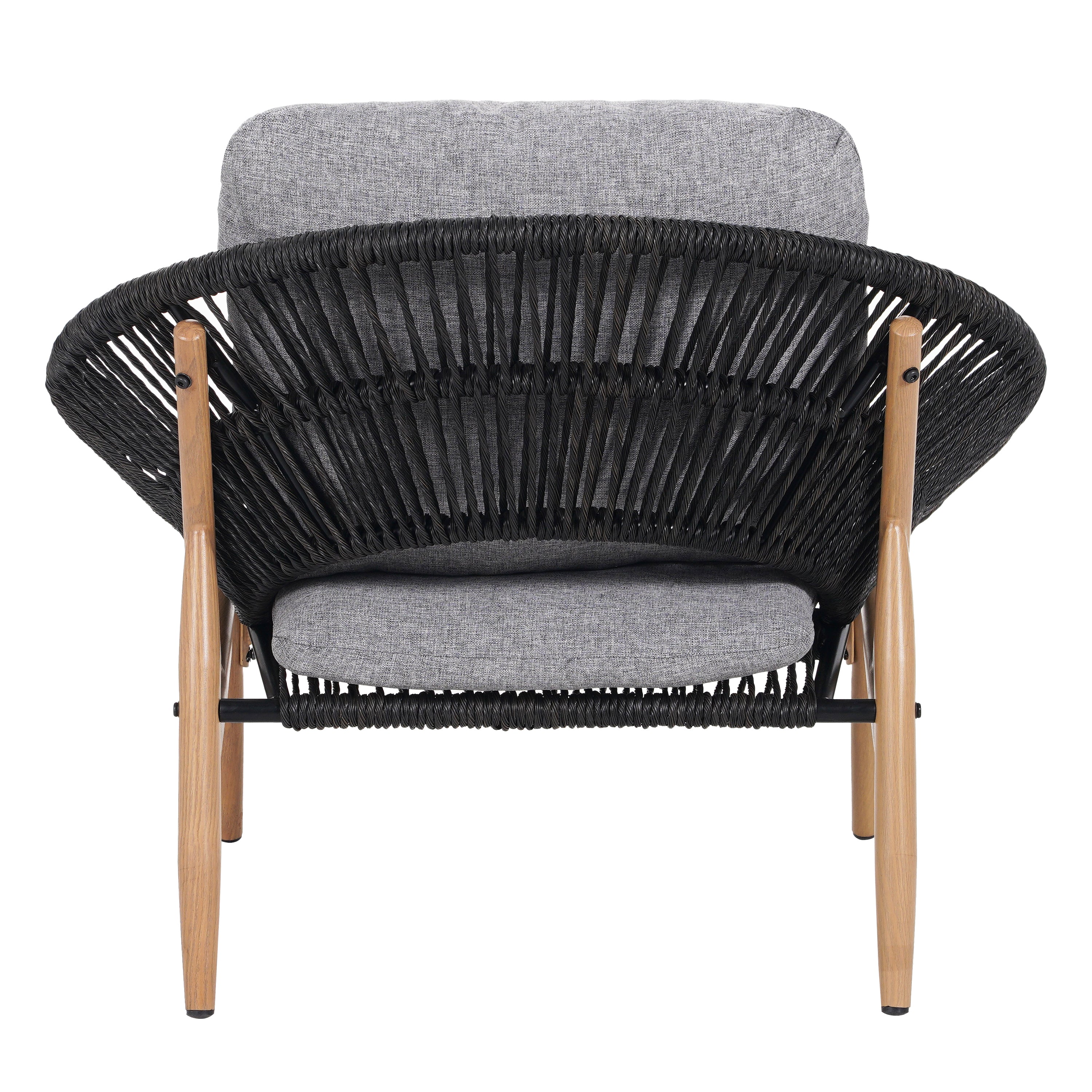 Cyril Outdoor Wicker Papasan Style Lounge Chair