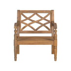 Islewood Acacia Wood Outdoor Patio Club Chair with Cushions