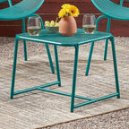 Kincaid Outdoor Modern Iron Side Table