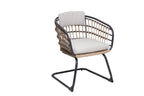 Maristella Outdoor Wicker Dining Chairs, Set of 2
