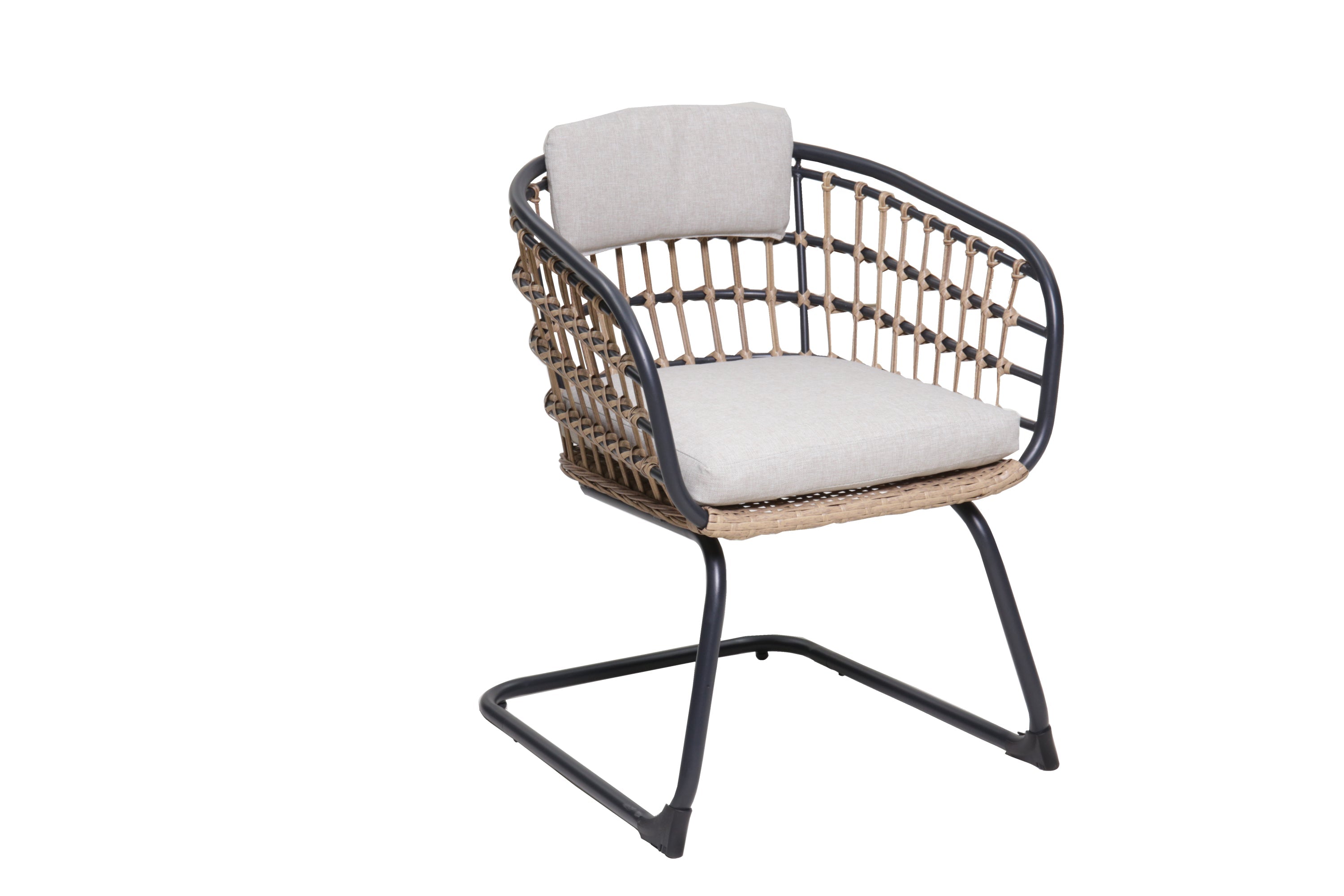 Maristella Outdoor Wicker Dining Chairs, Set of 2