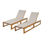 Mia Chaise Lounge, Set of 2
