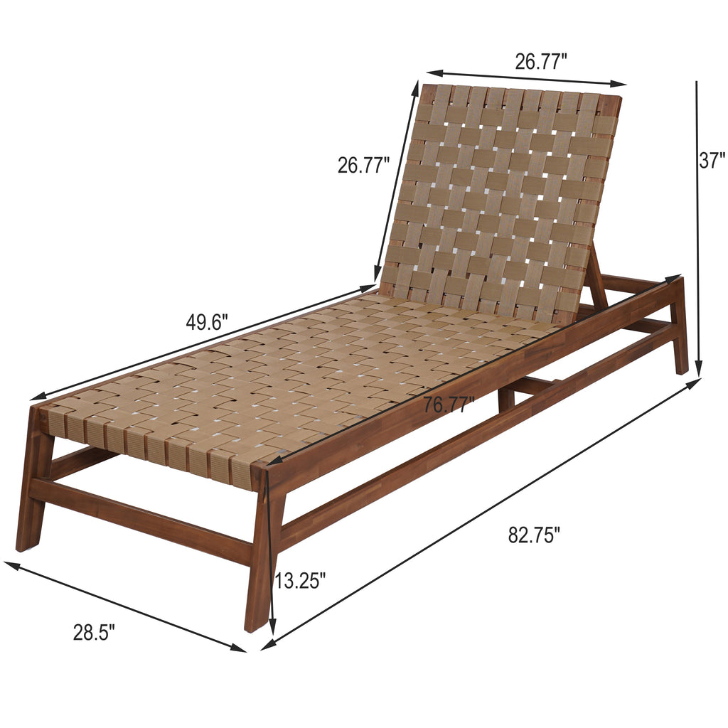 Isla Marina Outdoor Rope Chaise Lounge