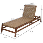 Isla Marina Outdoor Rope Chaise Lounge