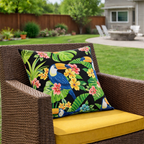 Rich Forest 18x18 Waterproof & Fade-Resistant Outdoor Throw Pillows, Set of 2