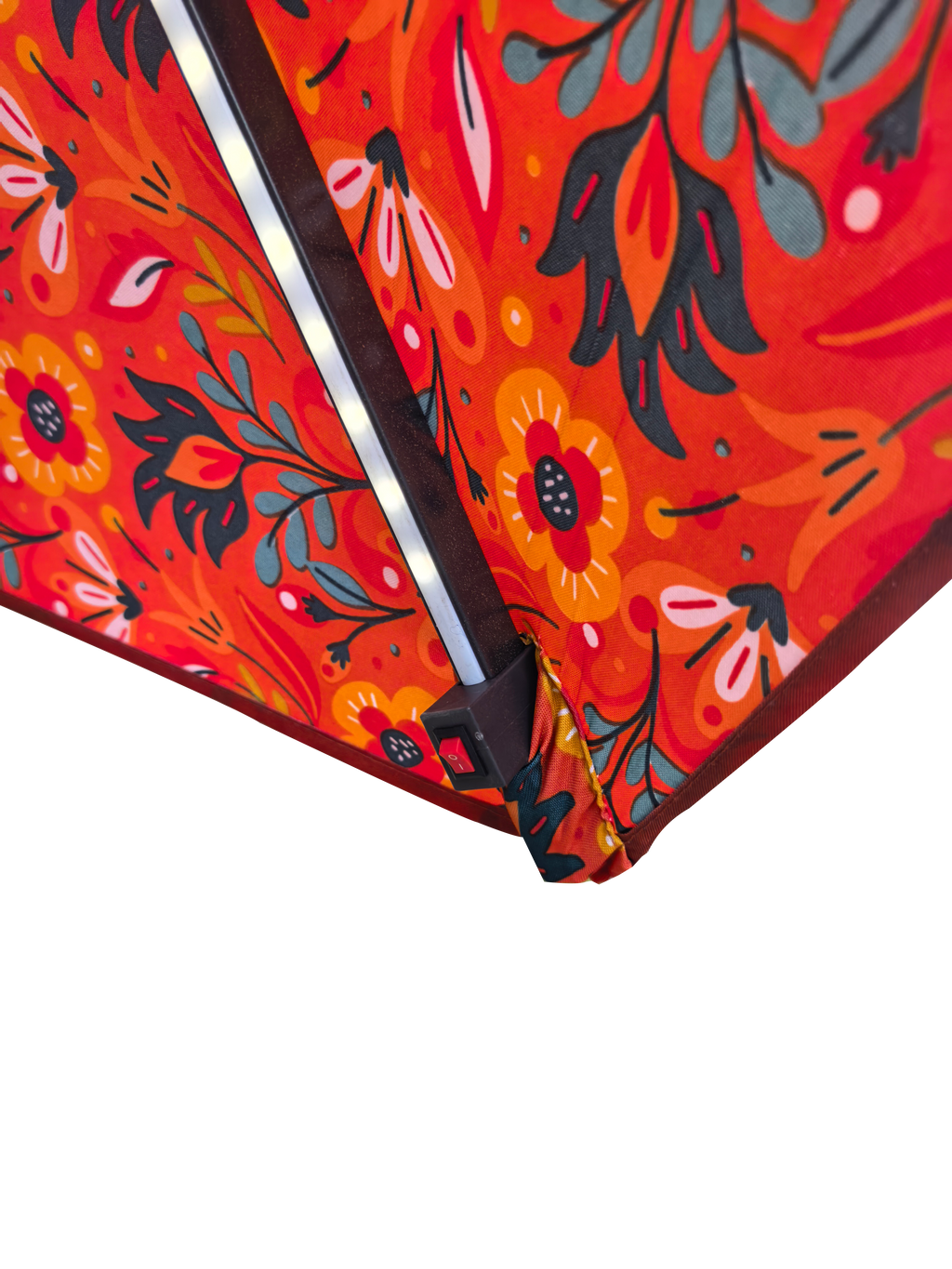 Parasol 9' Patio Umbrella with Lights