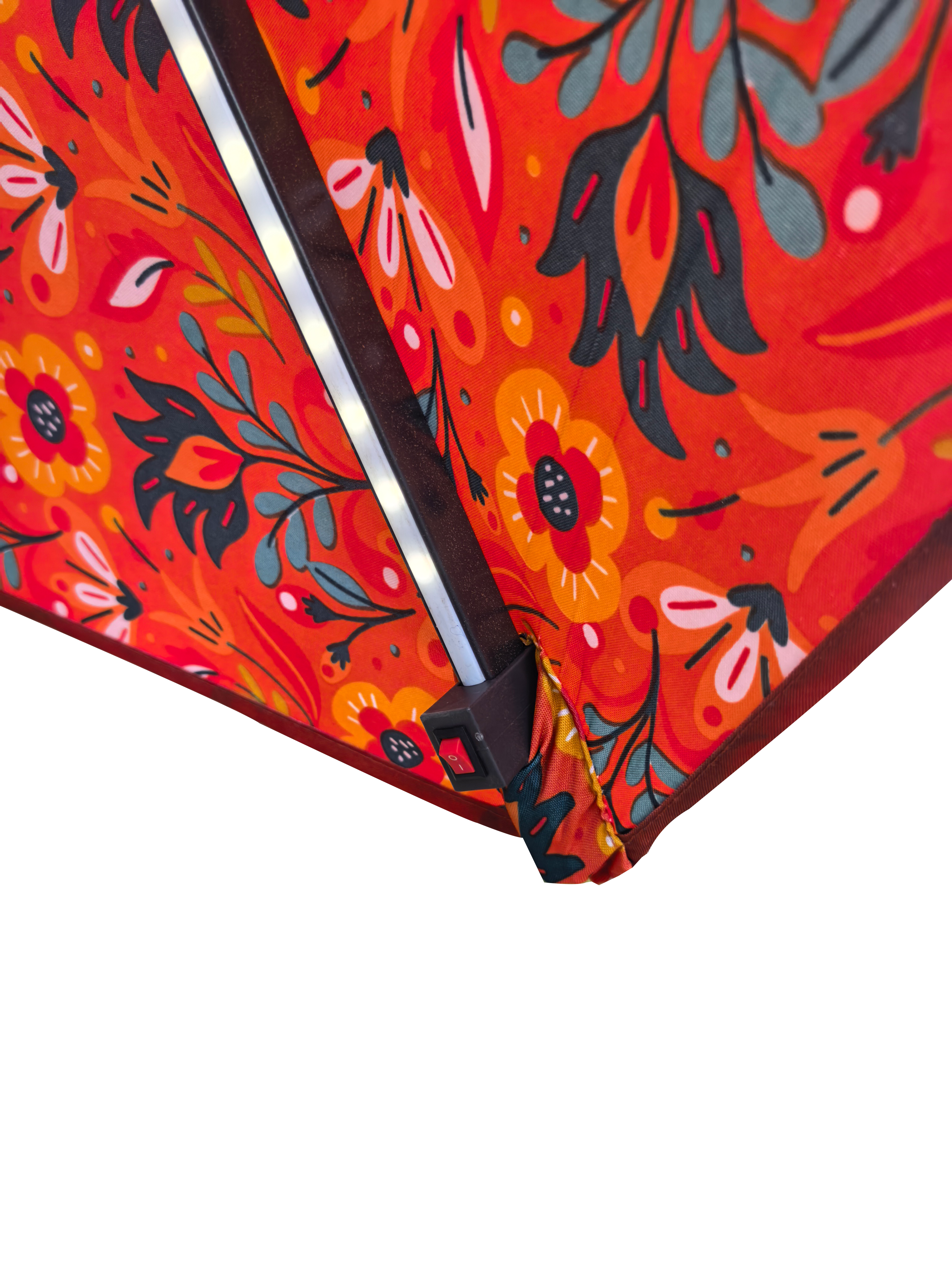 Parasol 9' Patio Umbrella with Lights