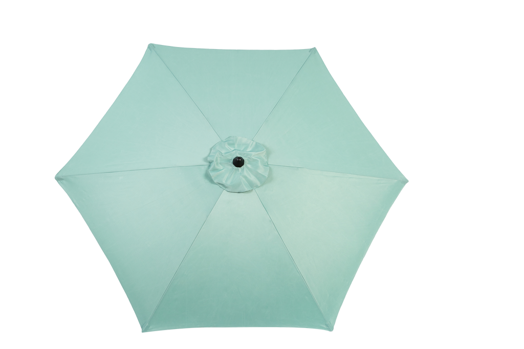 9' Outdoor Patio Umbrella Outdoor Table Umbrella with Push Button Tilt and Crank, Base Not Included