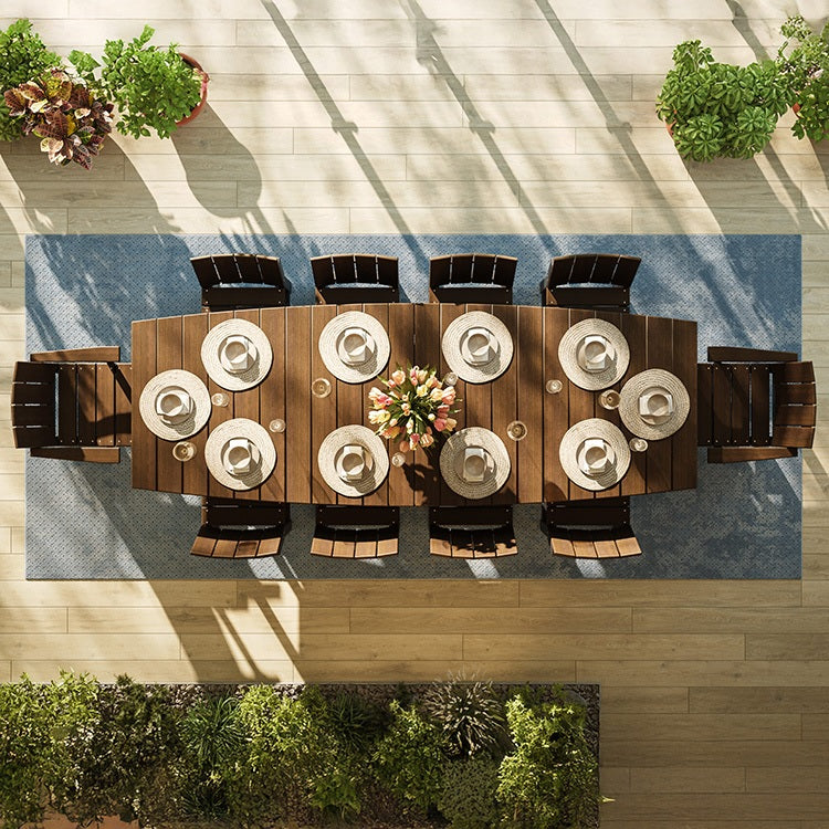 Urban 4' x 10' Oval Dining Table from LuxCraft