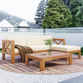 5-Piece Outdoor Sectional Sofa Set with Cushions