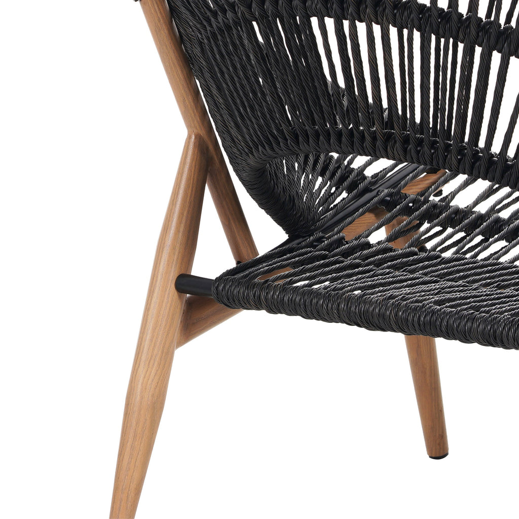 Cyril Outdoor Wicker Papasan Style Lounge Chair