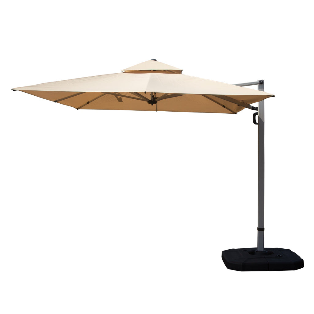 9'x 11' Rectangle Cantilever Umbrella with Center Pole, Base Not Included