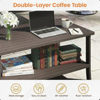 Marisol 2 Piece Outdoor Patio Set, 70" All-Weather Metal 3-Seat Sofa and Coffee Table