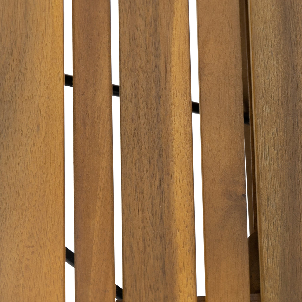 Kyoto Outdoor Foldable Side Table with Slat Design