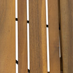 Kyoto Outdoor Foldable Side Table with Slat Design