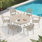 Vireo lron Terrace Dining Chairs, Set of 2