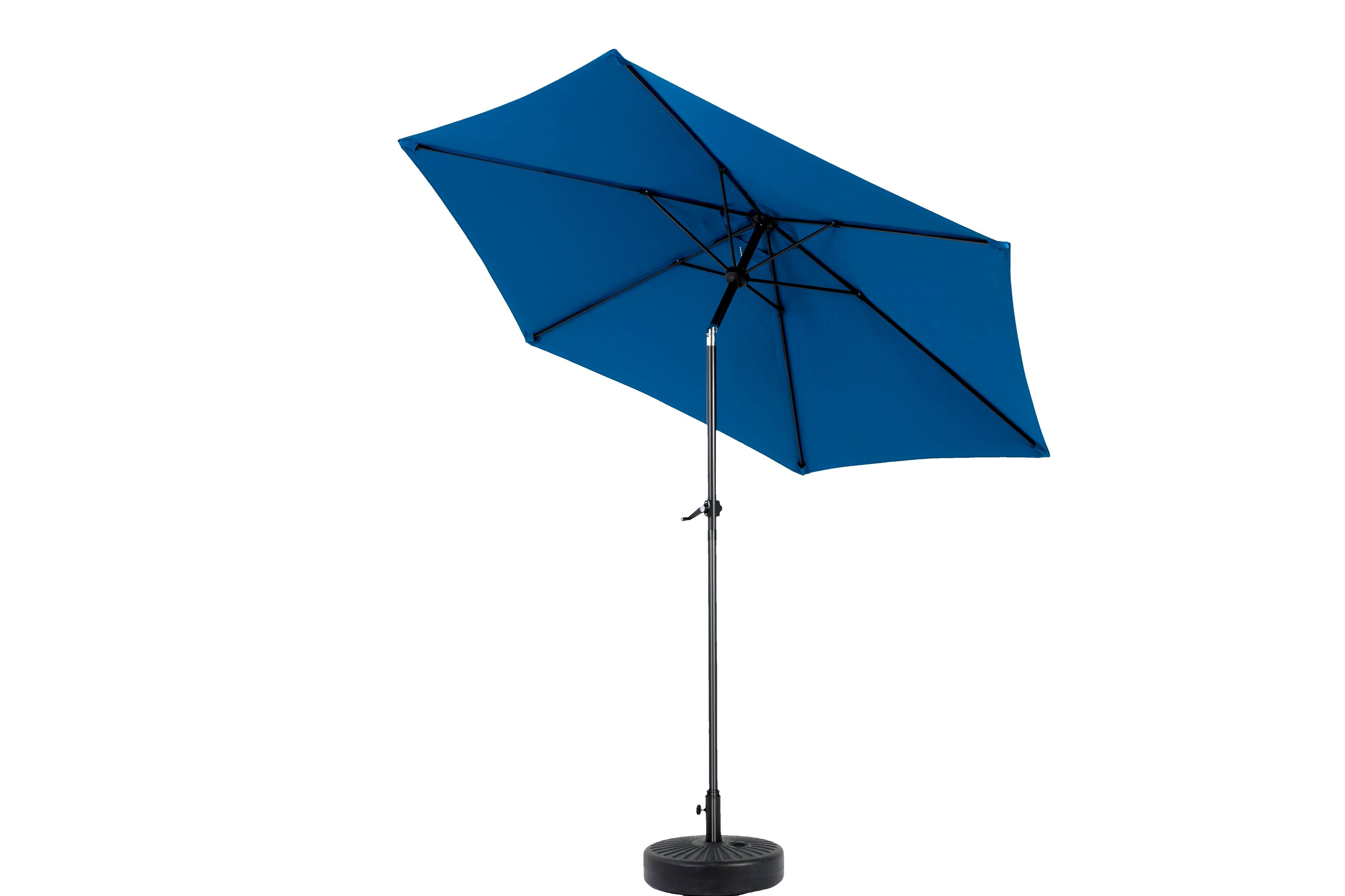 9' Outdoor Patio Umbrella Outdoor Table Umbrella with Push Button Tilt and Crank, Base Not Included