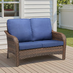 Marlowe Wicker Outdoor Loveseat