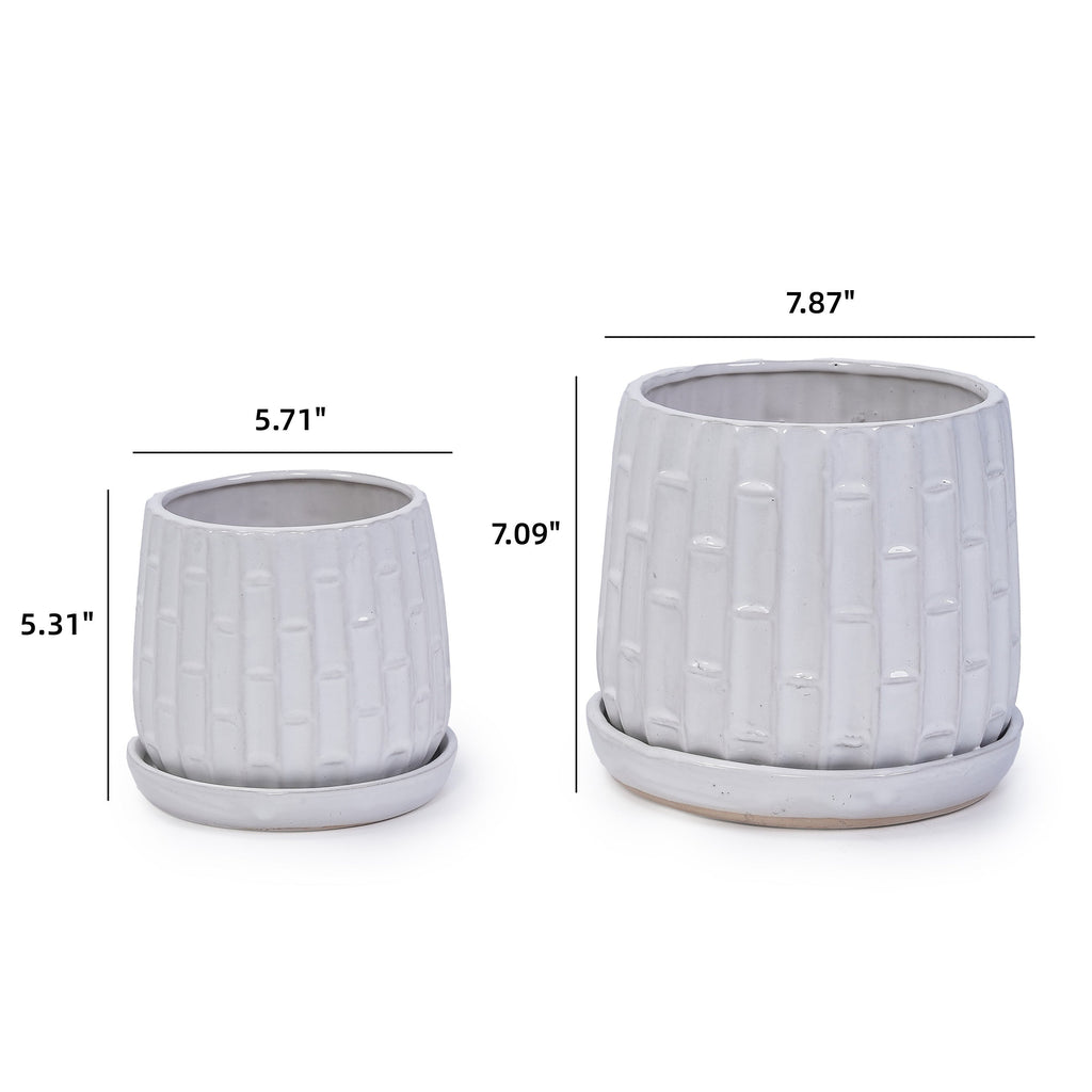 Vale Handmade Ceramic Planter, Set of 2