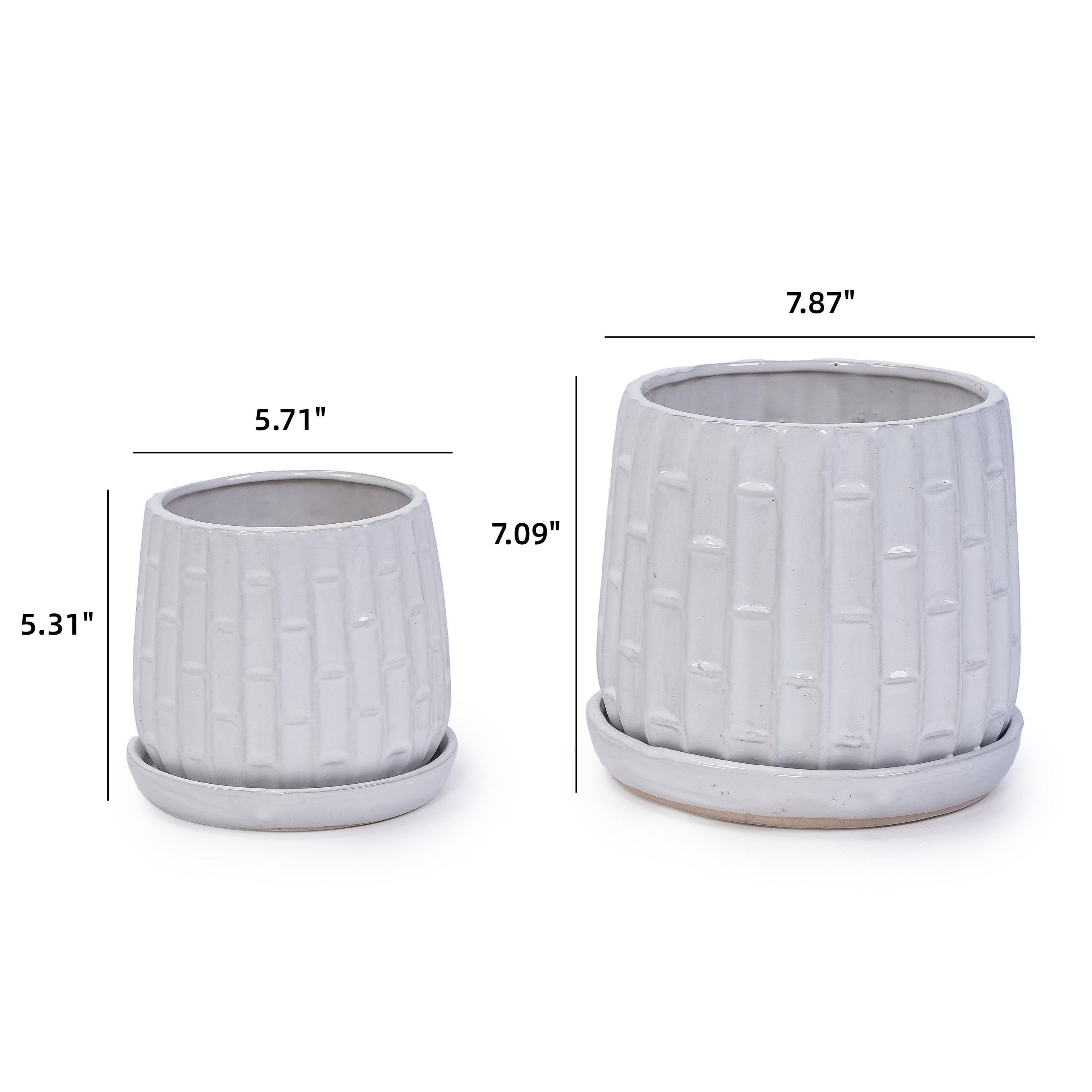 Vale Handmade Ceramic Planter, Set of 2