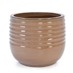 Calan Handmade Glazed Ceramic Planter, Set of 3