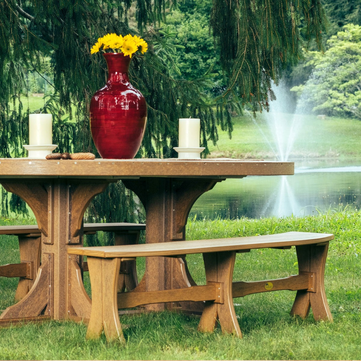 52" Table Bench from LuxCraft